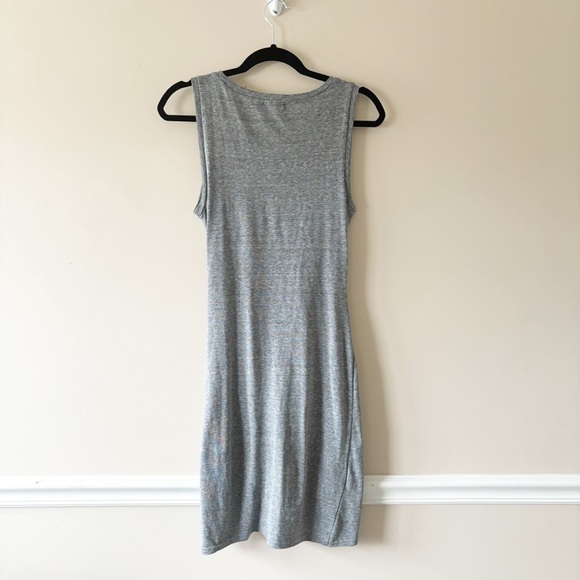 Leith Gray Rouched Bodycon Dress Size Small - Picture 2 of 4